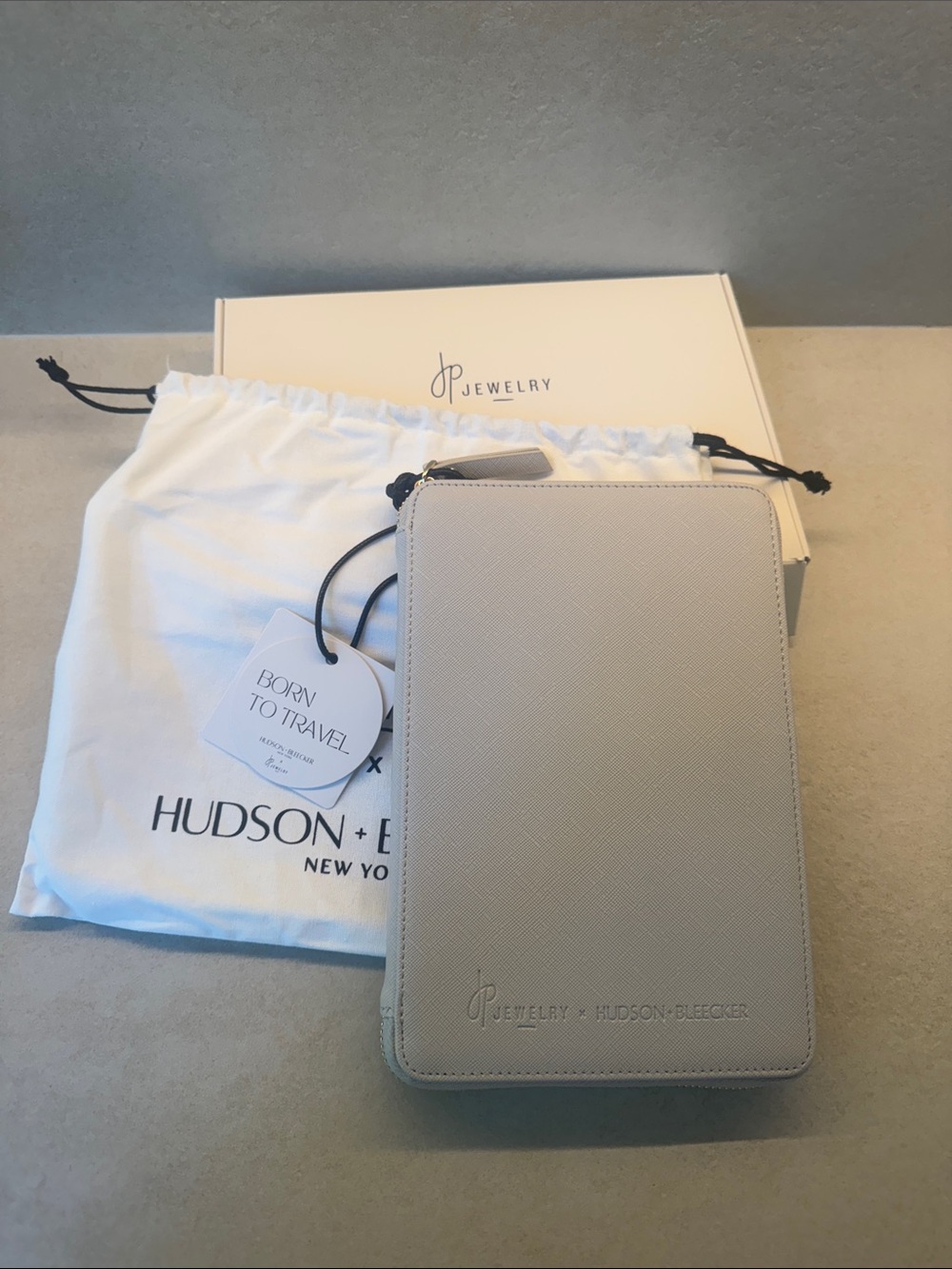 Hudson + Bleecker Light Gray Travel Wallet by JP Jewelry